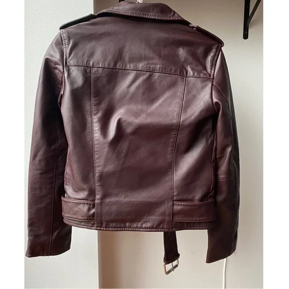 All Saints Balfern Leather Biker Jacket